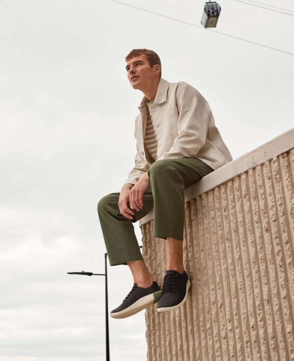 Men's KNX Leather Sneaker | Star White/Star White