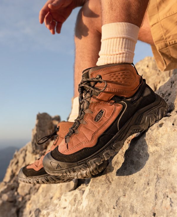 Men's Targhee IV Waterproof Hiking Boot | Tumbled Black