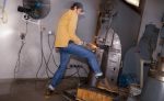 Men's San Jose Chelsea 90° Heel Boot (Aluminum Toe) | Cascade Brown/Gum