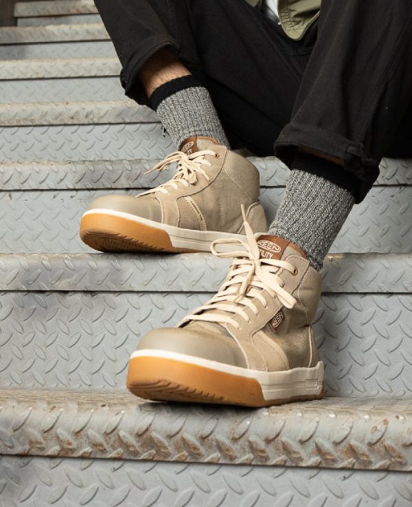 Men's Kenton Mid Work Shoe (Carbon Toe) | Brindle/Gum
