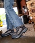 Women's Skokie Waterproof Work Boot (Carbon Toe) | Magnet/Black