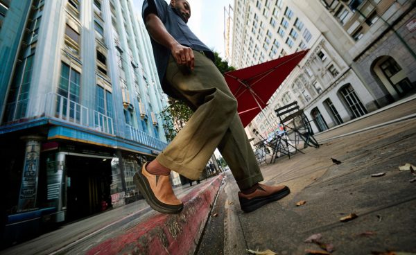 Men's KM2 Leather Slip-On | Bison/Black