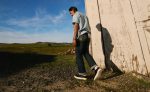Men's KM4 Leather Sneaker | Steel Grey/Birch