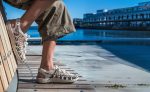 All Gender UNEEK Leather Henrik Vibskov Sneaker | Tangerine Cream
