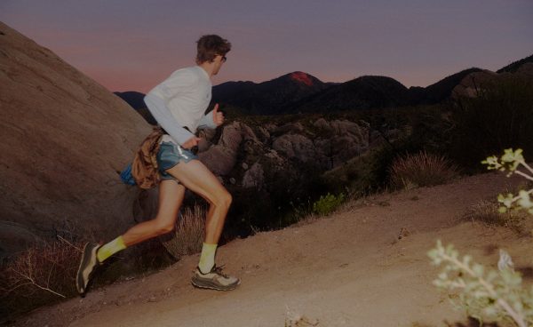 Men's Wander Trail Running Shoe | Fossil Orange/Carrot Curl