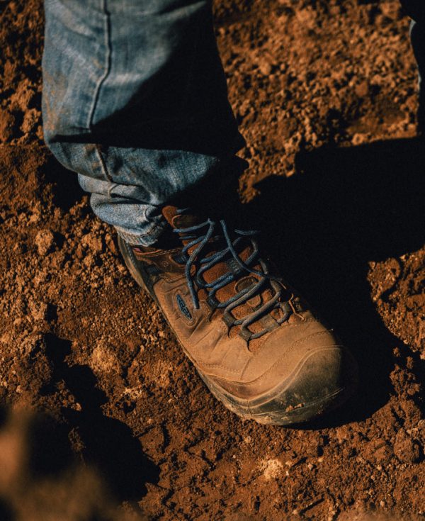 Men's Targhee IV LTR Waterproof Work Boot (Carbon Toe) | Bison/Black