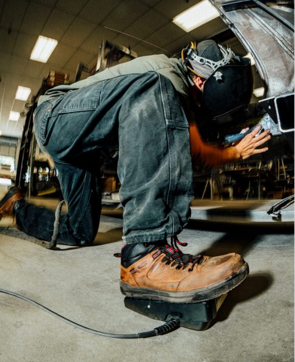 Men's Gibson Hiker Work Boot (Carbon Toe) | Bison/Black