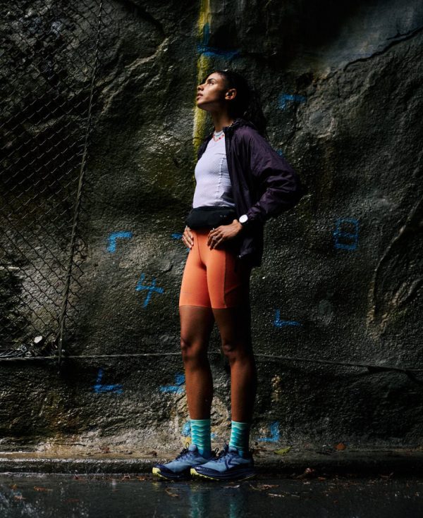 Women's Roam Waterproof Trail Running Shoe | Faded Denim/Lemon Grass