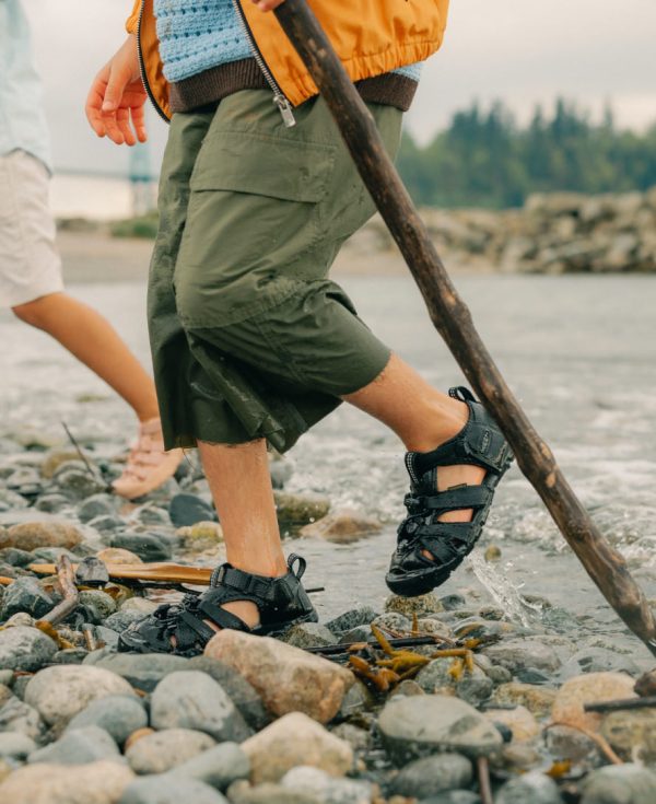 Big Kids' Seacamp II CNX | Dark Olive/Gold Flame