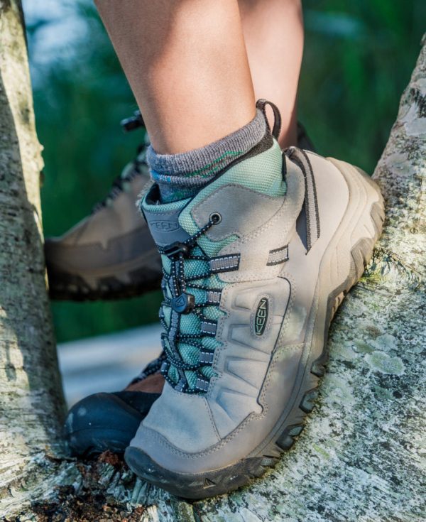 Little Kids' Targhee IV Waterproof Hiking Boot | Alloy/Granite Green