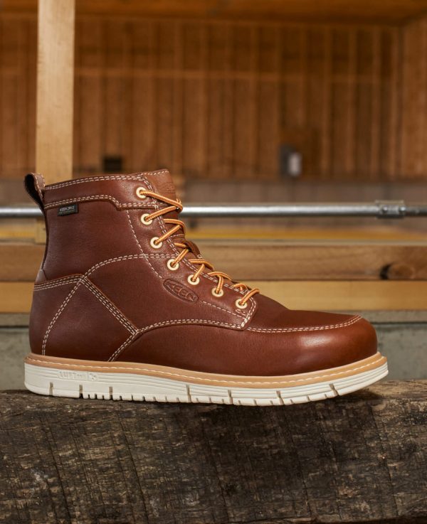 Men's San Jose 6 Waterproof Boot (Soft Toe) | Cascade Brown