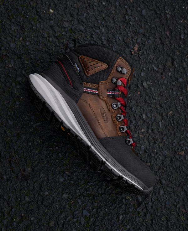 Men's Red Hook Waterproof Boot (Carbon Toe) | Tobacco/Black