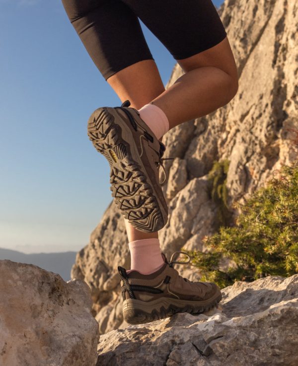 Women's Targhee IV Waterproof Hiking Shoe | Steel Grey/Lily Pad