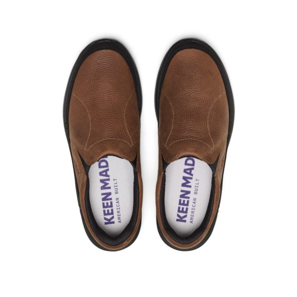 Men's KM2 Leather Slip-On | Bison/Black