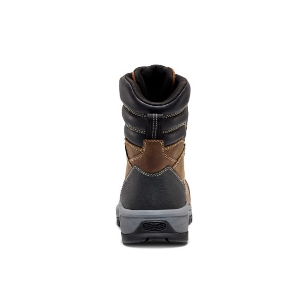 Men's Evanston 8 Waterproof Work Boot (Carbon Toe) | Bison/Black