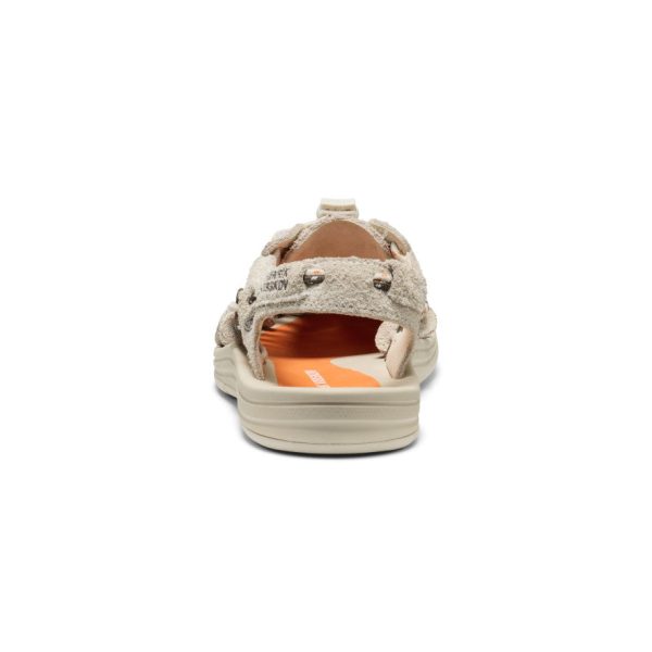 All Gender UNEEK Leather Henrik Vibskov Sneaker | Tangerine Cream
