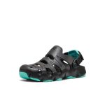 Big Kids' HyperFLT Clog | Black/Bright Aqua