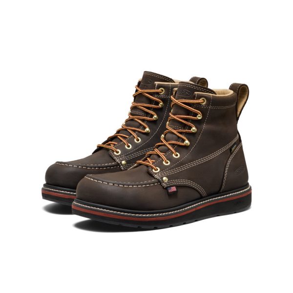 Men's Liberty 6 Waterproof Boot (Carbon Toe) | Coffee Bean/Black