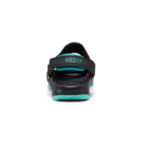 Big Kids' HyperFLT Clog | Black/Bright Aqua