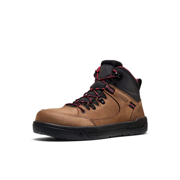 Men's Gibson Hiker Work Boot (Carbon Toe) | Bison/Black