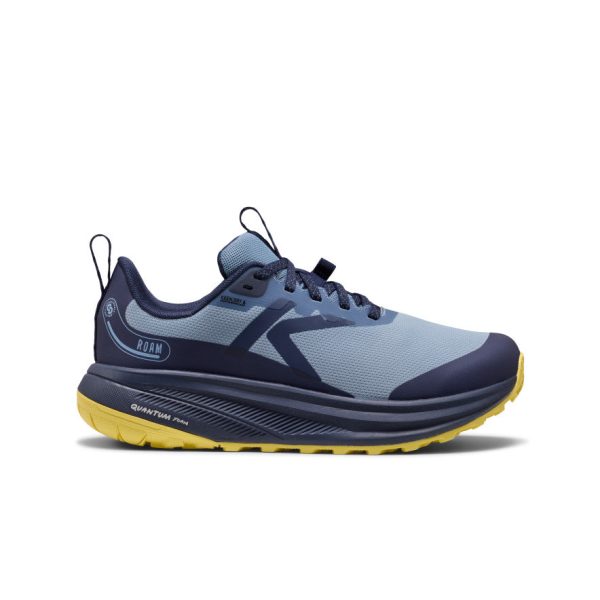 Women's Roam Waterproof Trail Running Shoe | Faded Denim/Lemon Grass