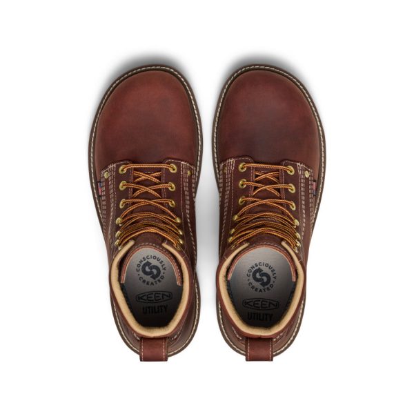 Men's Liberty 6 Waterproof 90° Heel Boot (Carbon Toe) | Bombay Brown/Gum