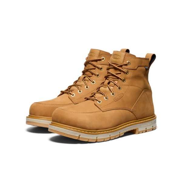 Men's San Jose 6 Waterproof 90?? Heel Boot (Aluminum Toe) | Bistre/Gum