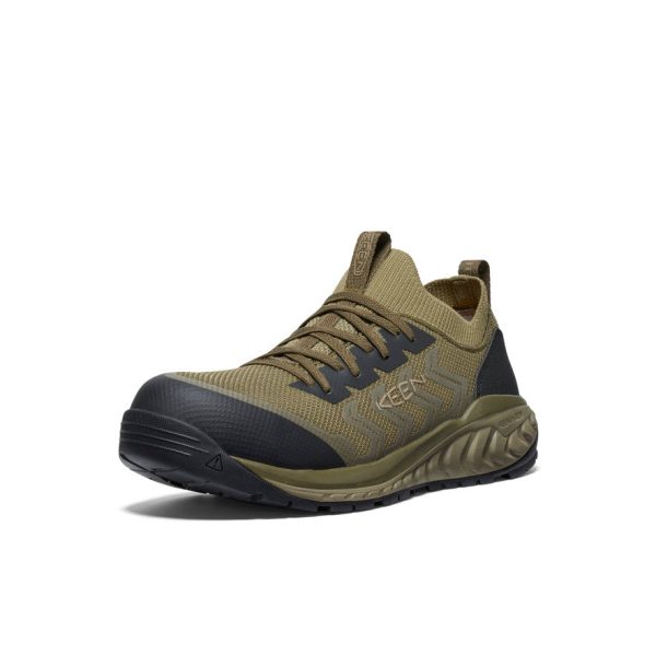 Men's Arvada Shift Work Sneaker (Carbon Toe) | Martini Olive/Black