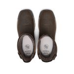 Men's Flatland Pull-On Waterproof Work Boot (Soft Toe) | Bison/Black