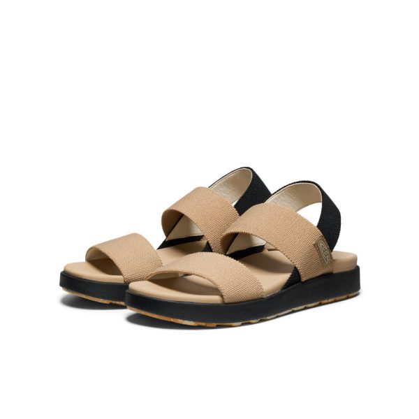 Women's Elle Backstrap Sandal Wide | Cornstalk/Black