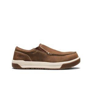 Men's Gibson Slip-On Work Shoe (Carbon Toe) | Belgian/Gum