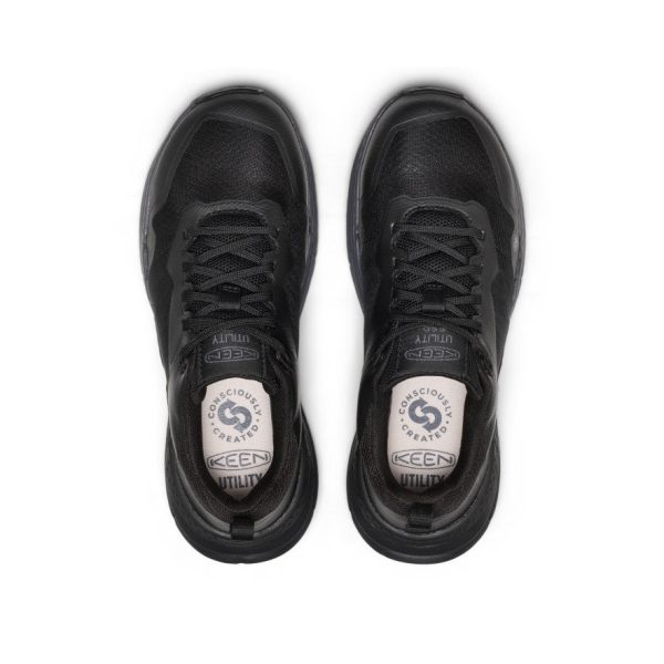 Women's Speedworks ESD Work Sneaker (Carbon Toe) | Black/Black