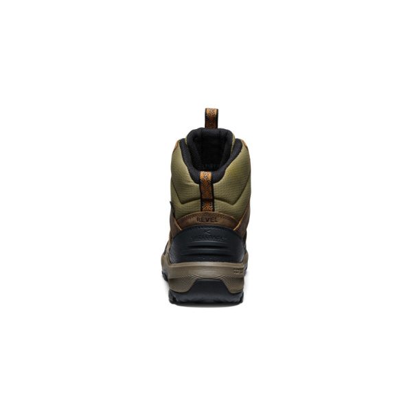 Men's Revel IV Polar Waterproof Boot | Bison/Orange Pepper