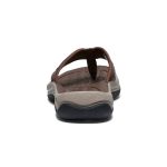 Men's Kona Leather Flip-Flop | Java/Dark Earth
