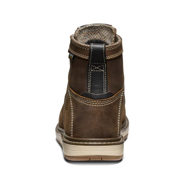 Women's San Jose 6 Waterproof Boot (Aluminum Toe) | Cascade Brown/Gum