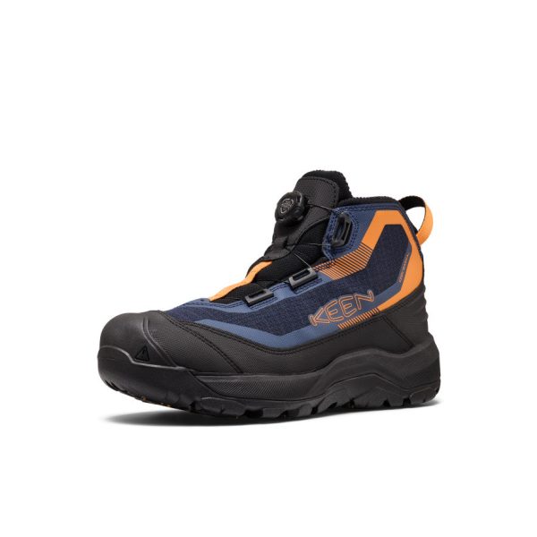 Men's Revel IV EXP CF Polar Waterproof Boot | Naval Academy/Flame Orange