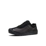 Women's Jasper Decon Leather Sneaker | Black/Black